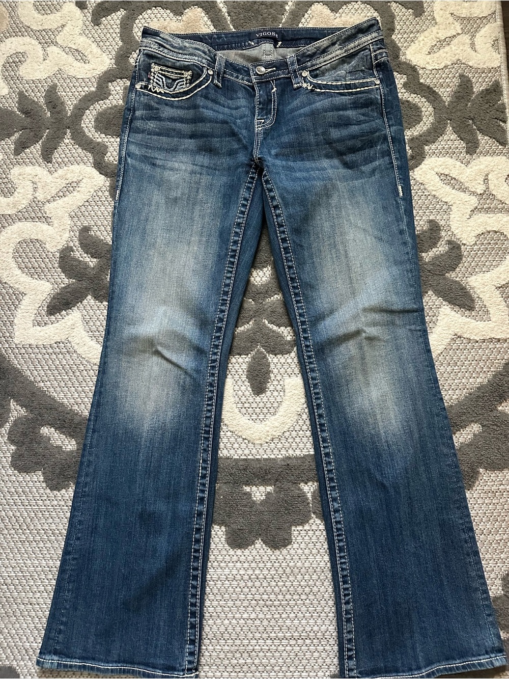 Vigoss Women’s Medium Blue Flare Jeans